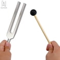thumbnail image 3 of Gustave 528HZ Aluminum Medical Tuning Fork Chakra Hammer Ball Diagnostic + Gift Mallet Kit, 3 of 7