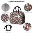 thumbnail image 4 of Womens Pioneer Flower Floral Print Pattern Lunch Box for Work,Insulated Lunch Bag for Women,Loncheras Para Mujer,Leakproof Adult Lunch Bag for Work,Beach,Travel,Picnic,Camping, 4 of 6