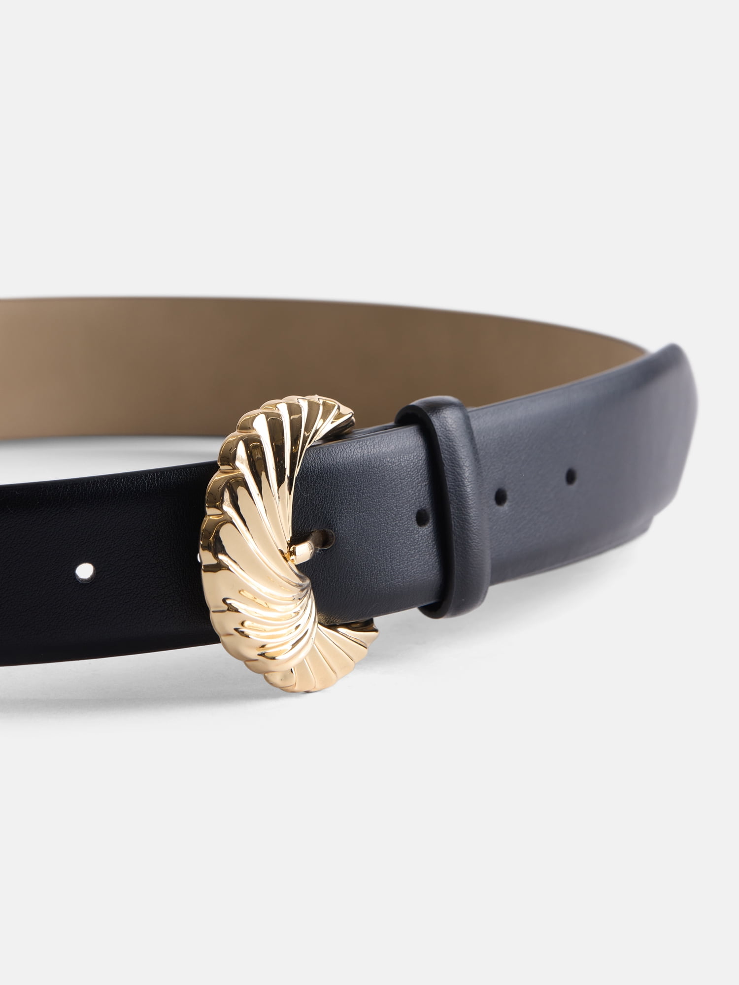 Devil Wears Prada Scoop Collection Women's Ornate Buckle Belt, Black, Sizes S-3XL