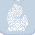 thumbnail image 4 of Inktastic Michigan Silhouette Mandala Boys or Girls Baby Bib, 4 of 4