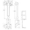 thumbnail image 2 of Deltana DG525U5 Solid Brass 5-Inch Door Guard, 2 of 2