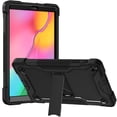 thumbnail image 3 of For Samsung Galaxy Tab A 10.1 Case SM-T510 T515, Allytech Heavy Duty Shockproof Rugged Full Body Protective Case Impact Defender Hard Kickstand Cover for Samsung Galaxy Tab A 10.1 2019,Black, 3 of 9