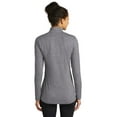 thumbnail image 2 of Sport-Tek LST711 Ladies Exchange 1.5 Long Sleeve 1/2-Zip Pullover, Grey Heather, M, 2 of 3