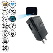 Aiacmea Smart Mini Camera with Wi-Fi & RTMP Live Stream - 1080P Hidden Security Camera, Plug & Play, Motion Alerts, 2-Way Audio, Works with App for Home, Office, Nanny Cam