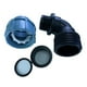 thumbnail image 1 of Conector rápido macho/hembra de plástico para tuberías de agua 90 grados macho 32 mm, 1 of 4