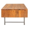 thumbnail image 3 of SAFAVIEH Allester 1 Rattan Drawer Coffee Table, Brown/Black, 3 of 14