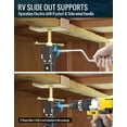 thumbnail image 3 of Upgraded RV Slide Out Support Stabilizer Jack, 1 Pack [Allow Drill Adjust] 16" to 36" Adjustable Slide Out Support Jack, Camper and Travel, 3 of 7