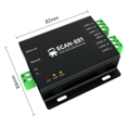 thumbnail image 4 of Can to Ethernet Protocol Converter Can2.0 Protocol Can Relay ECAN-E01 UDP DC 8-28V Converter Dual Channel, 4 of 8