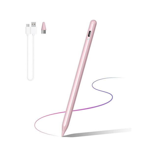 Stylus Pen, Active Stylus Pen Compatible for iOS and Android Touchscreens/Phones, Rechargeable Stylus Pen with Dual Touch Screen, Stylus Pencil for Apple iPad/iPhone/Android/Samsung Tablet