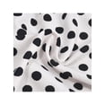 thumbnail image 6 of Sunny Fashion Girls Polka Dot Dresses Short Sleeve V-Neck Knee Length White With Black Dots Retro Casual Summer Daily 4 Years, 6 of 7