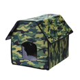 thumbnail image 3 of Refugio para gatos callejeros Yinane casa para gatos al aire libre impermeable y resistente al viento 45 cm x 33 cm x 38 cm, 3 of 8
