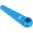 thumbnail image 5 of Brazo servo, brazo servo rc, accesorio rc, 25t aleación de aluminio cnc mecanizado servo brazo para wpl 1627 rc camión, brazo servo de metal (azul) Feliz Sencillez, 5 of 5