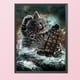 thumbnail image 2 of Cuadros Decorativos 11CT Gato Estampado Bordado DIY Punto de Cruz Completo Animal Impreso Arte de la Pared Artesanía JShteea Nuevos Originales, 2 of 8