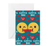 CafePress - Emoji I Gotta Bae - Greeting Card, Blank Inside Glossy