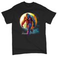 thumbnail image 5 of Full Moon Bigfoot T-shirt Hiking Sasquatch Hide and Seek Champion Men's Tee, 5 of 7