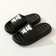 thumbnail image 5 of Women's Cartoon Decor Slides, Comfortable Open Toe Slip On Shoes, Women's Bow Tie Bear Decor Slides, 5 of 8