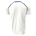 thumbnail image 3 of Jinda Men's Soft Cotton Tshirt Short Sleeve T Shirt Crewneck Henley Shirt Slim Fit Cool Fashion Casual Fitted Summer Top White Large, 3 of 4