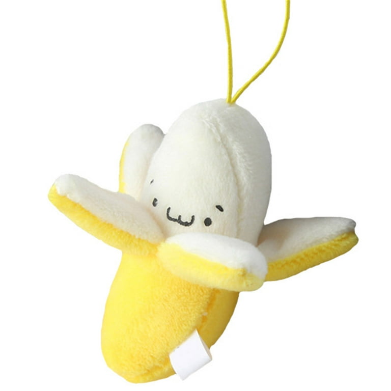 PERZOE Cute Peeled Banana Peeled Banana Plush Toy Fruit Plush Toy