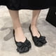 thumbnail image 2 of 2022 zapatos de verano para mujer, mocasín suave y poco profundo elegante para mujer, zapatos planos informales a la moda para mujer, zapatos planos sin cordones con punta cuadrada 36 Gao Jinjia LED, 2 of 2