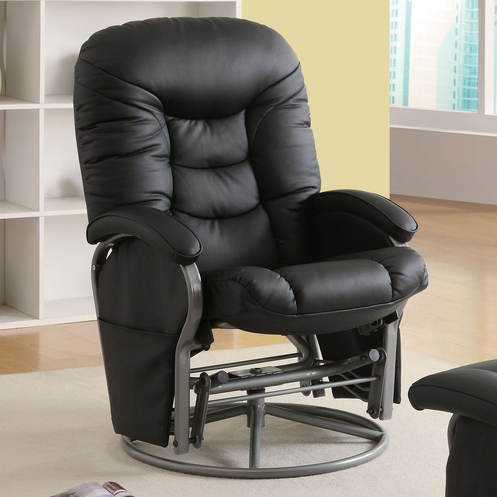 Coaster Company Peter Standard Leatherette Glider Recliner with ...