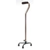 Medline Aluminum Quad Cane Small Base Bronze - MDS86222BRZ