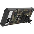 thumbnail image 5 of Camouflage Case for Google Pixel 7a with Metal Kickstand, Camo Phone Cover Built-in 360° Rotate Ring Stand Case for Google Pixel 7a MC Army Green, 5 of 6