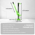 thumbnail image 4 of Shininglove 33" Farm Jack 3-Ton Ratcheting High Lift Jack – 6,600 Lbs Capacity (Green), 4 of 7
