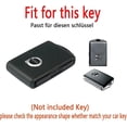 thumbnail image 2 of Compatible with Volvo Smart Car Key Shell (White), Protective Shell with Keychain for Volvo XC60 XC70 XC90 C30 S60 S80 S90 V60 V70 V90, 2 of 5
