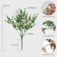 thumbnail image 3 of Artificial Flowers for Outdoors, Outdoor Faux Plants, 12 Bundles UV Resistant Realistic, Faux Flowers for Outdoor Planters, Spring Summer Home Garden Decoration, White, 3 of 7