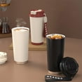 thumbnail image 4 of QHUDLV 530ML Stylish Large Capacity Ceramic Vacuum Travel Cup Thermoses Reusable Coffee Thermal Mugs Gift Household for Yourself, 4 of 9