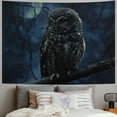 thumbnail image 2 of Orinice Owl Moon Branch Tapestry Wall Hanging Unique Style Graphic Tapestries for Home Decor in Bedroom Living Room Dorm 40x60inch, 2 of 6
