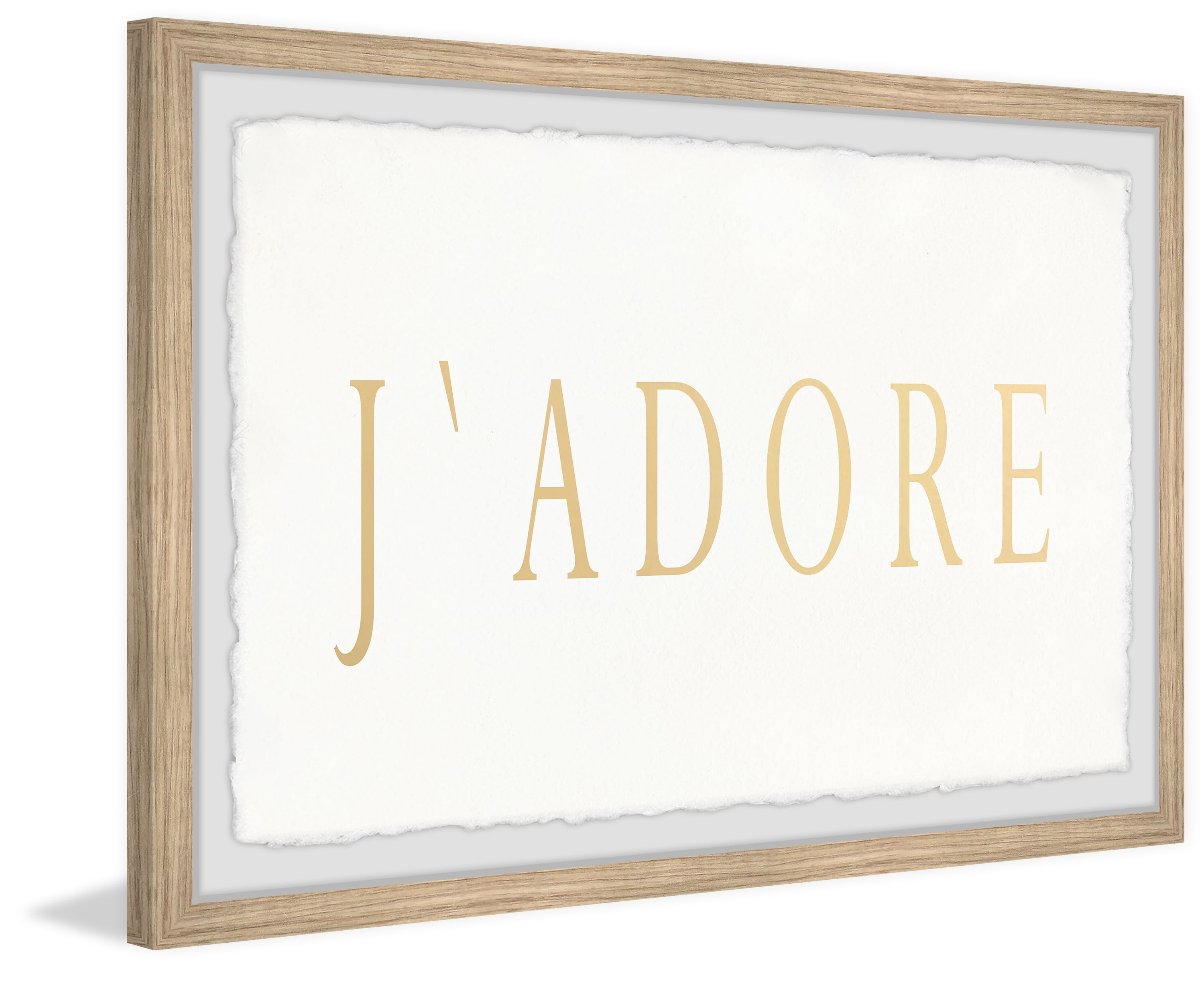 Marmont Hill J'Adore Framed Wall Art