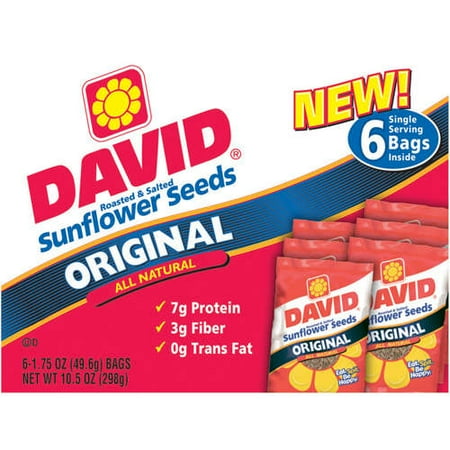 ConAgra Foods David Sunflower Seeds, 6 ea