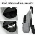 thumbnail image 5 of Pompotops Travel Hiking Crossbody Sling Backpack, Waterproof Strap Bag Crossbody Backpack With Headphone Hole Strap Backpack Hiking Backpack Multipurpose Crossbody Chest Bag, 5 of 7