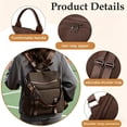 thumbnail image 5 of Sunyuer Backpack Purse for Women, PU Leather Anti-theft Backpack, Ladies Convertible Satchel Bags, Shoulder Bag for Travel, Work, Trip, 5 of 8