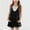 ZB-Black-deals under $10, variant on Girls Romper Sleeveless Adjustable Tie-Up Strap Short Jumpsuits Summer Clothes with Pocket 5-14 Years