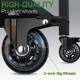 thumbnail image 4 of Grill Table For Big Green Egg Stand, Outdoor Grill Nest Compatible With Large Big Green Egg And Other Inch Models16-22 Inch Kamado Grills ( Only Cart, Not Include The Grill), 4 of 5