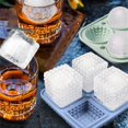lanema Silicone Ice Cube Tray Molds 4 Grid Squaresed Round Puddings ...