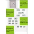 thumbnail image 2 of Langgg Air Conditioner Remote Control Digital Display A/C Press Button Controller Switch Room Office Replacement for Gree, 2 of 9