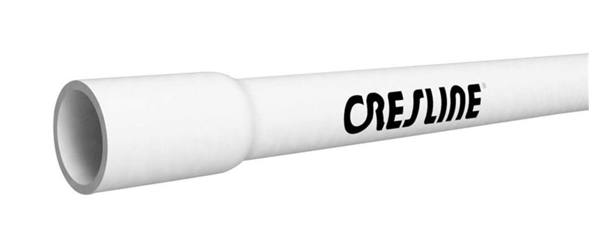 Cresline Pvc Pressure Pipe 1/2 " X 20 ' Belled End Pack of 10