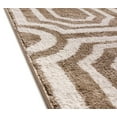 thumbnail image 3 of Well Woven KA-42-5 Kasper Leos Beige Modern Mosaic Soft Area Rug - 5 ft. 3 in. x 7 ft. 3 in., 3 of 5
