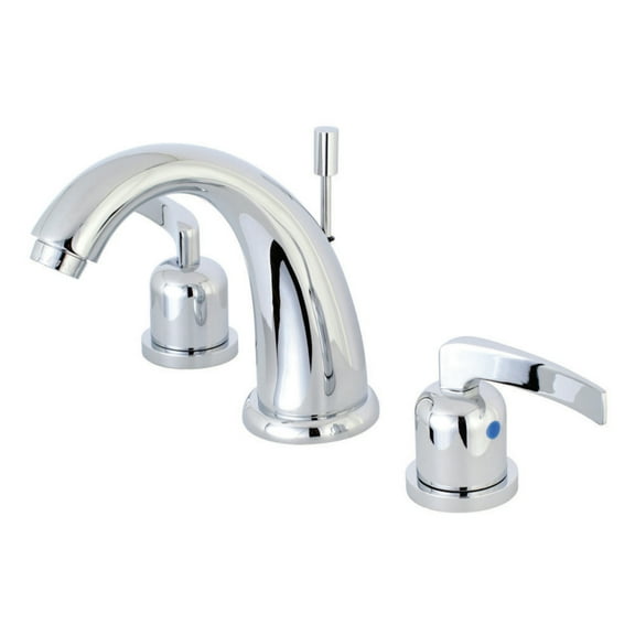 Kingston Brass KB8981EFL 8 in. Widespread Bathroom Faucet, Polished Chrome