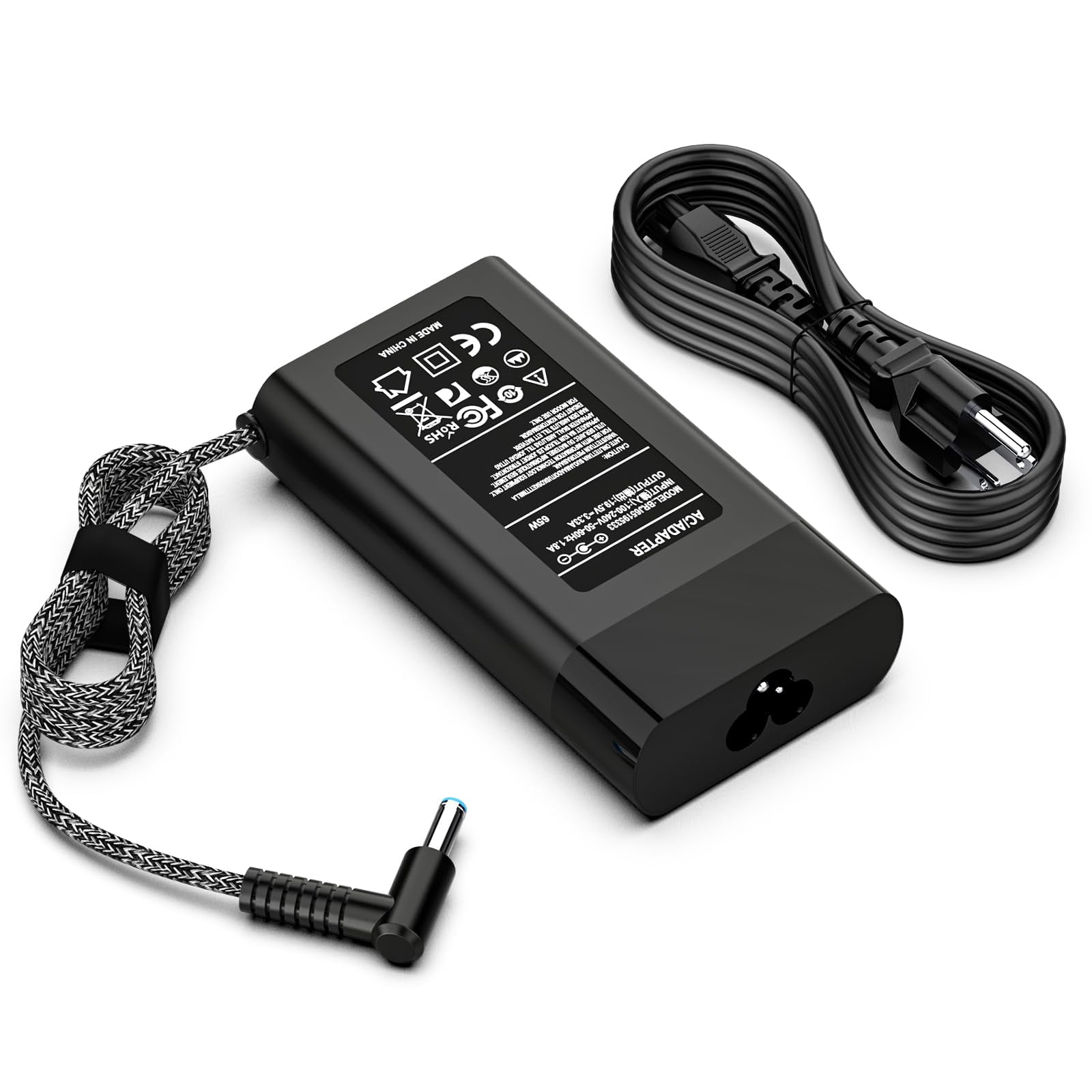 45W HP Laptop Charger - 19.5V 2.31A AC Adapter Compatible With HP 17 Pavilion, Envy X360 Models