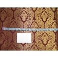 thumbnail image 2 of Brocade fabric burgundy x metallic gold color 44quot;wide, 2 of 3