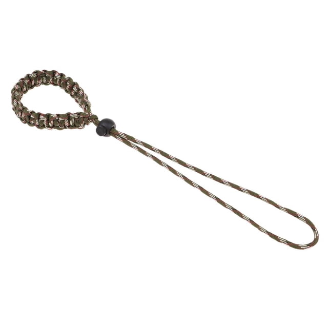 Empuñadura de Cámara Trenzada de Paracord Universal para Cámaras de Vídeo, Soporte para Binoculares, , Ajustable Camuflaje verde del ejército Macarena Correa de muñeca con cámara de Paracord