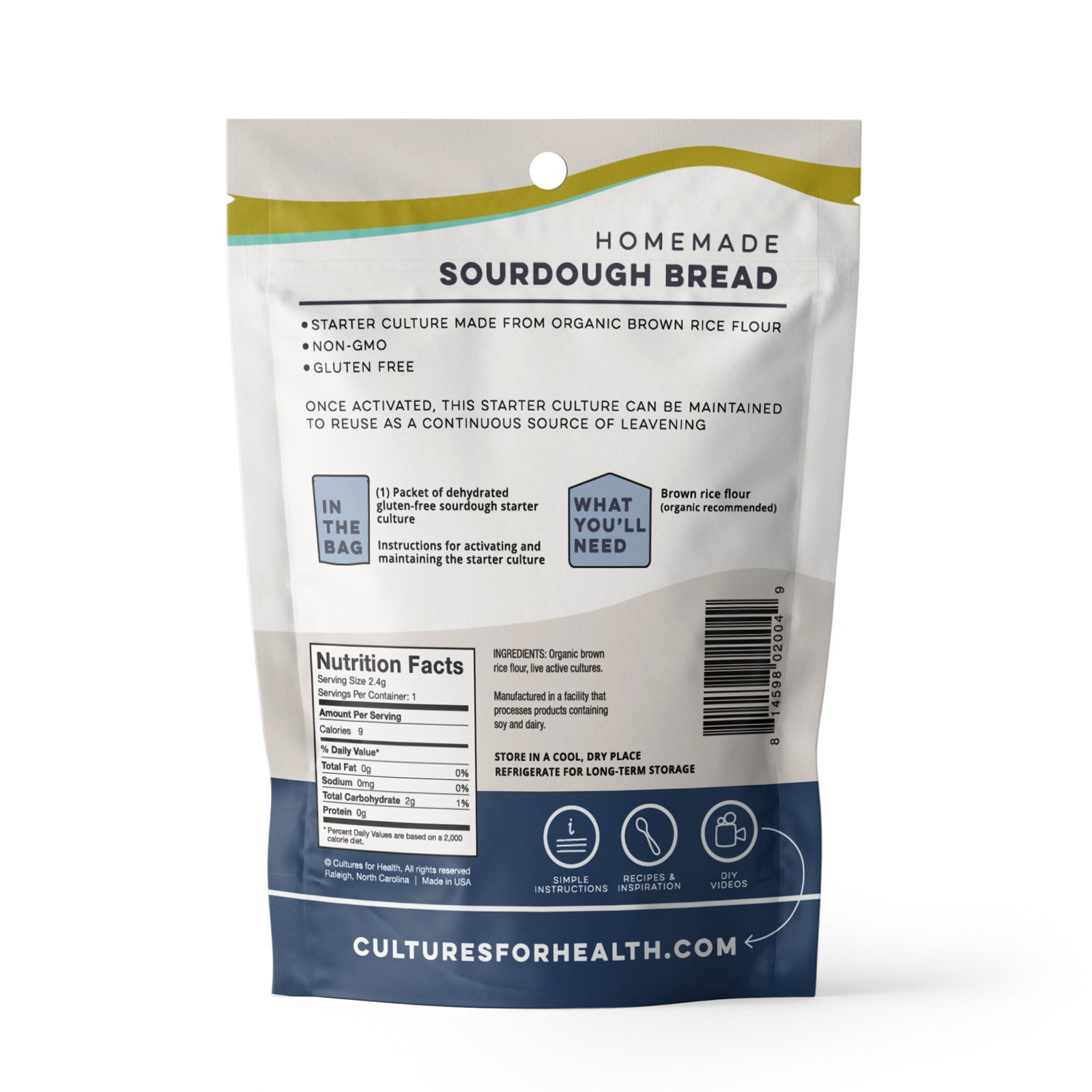 Cultures For Health Gluten Free Sourdough Starter, DIY ...