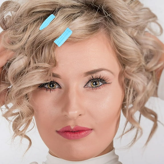 UNOMOR 6Set of Plastic Curling Rods Hair Curlers for Lady Daily Use