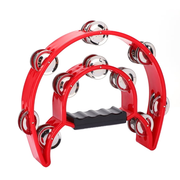 Jingles Tambourine,Double Row Jingles Handbell Tambourine Double Jingles Tambourine Performance Driven