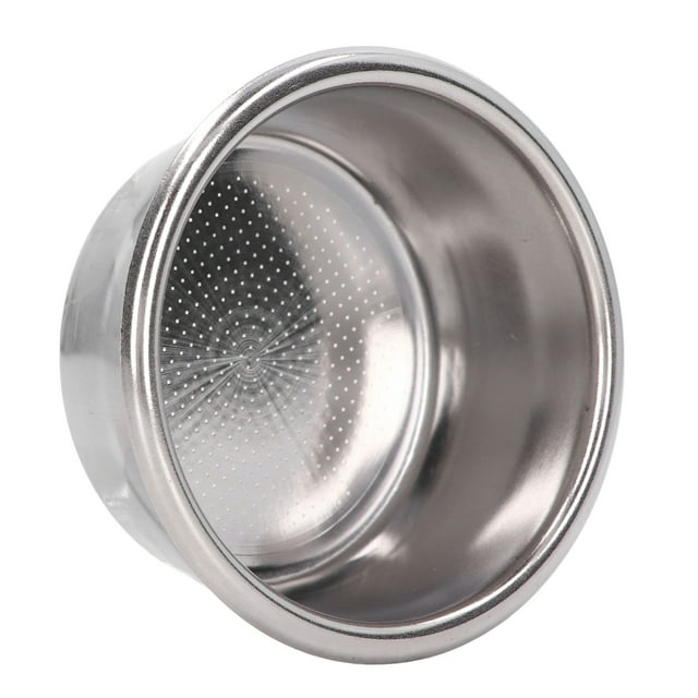 Portafilter Filter,Portafilter Filter 2 Cup Coffee Filter Basket Coffee Handle Filter Bowl Ultra Responsive