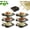 2Pcs-Black, variant on Multi-Layer Dish & Prep Tray Storage Rack, Foldable Kitchen Prep Rack, 3 Tier Kitchen Side Dish Organizer, Easy to Clean, Easy to Store When Not in Use, Ideal for Kitchen Organization (2Pcs-Gray)